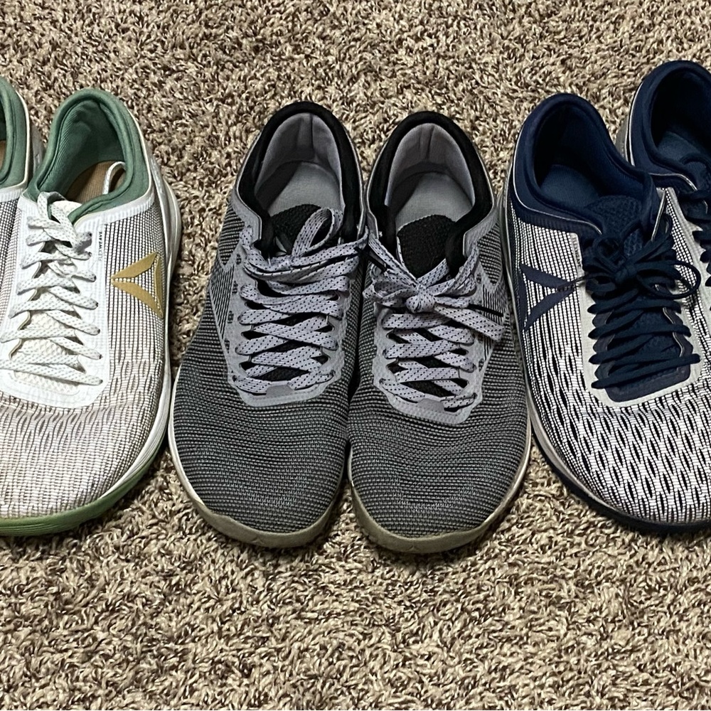 Men’s REEBOK NANO 7 8 Lot Of 3 Pair Sz 11.5
